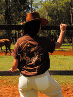 Cowboy Tee Brown