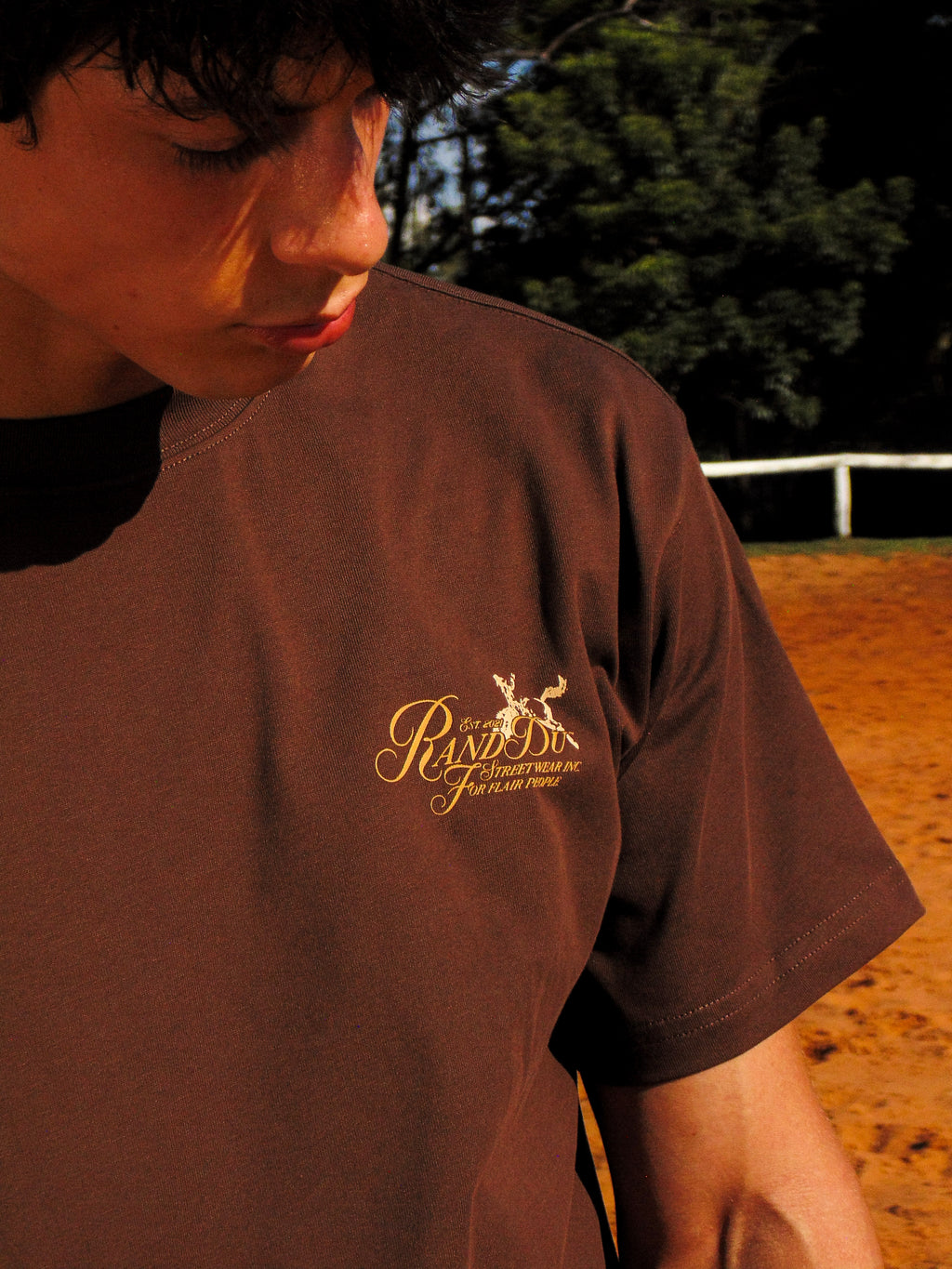 Cowboy Tee Brown