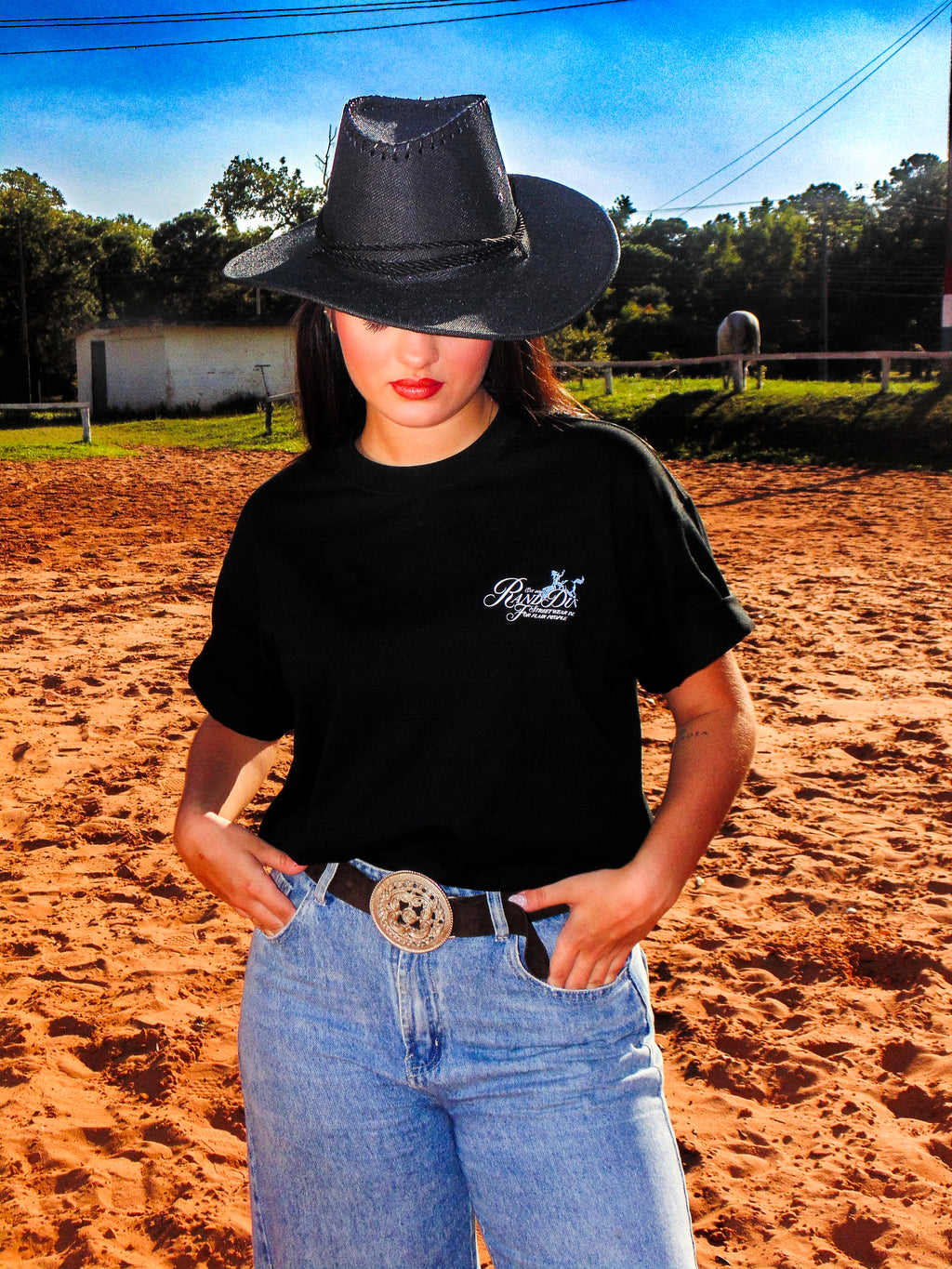 Cowboy Tee Black