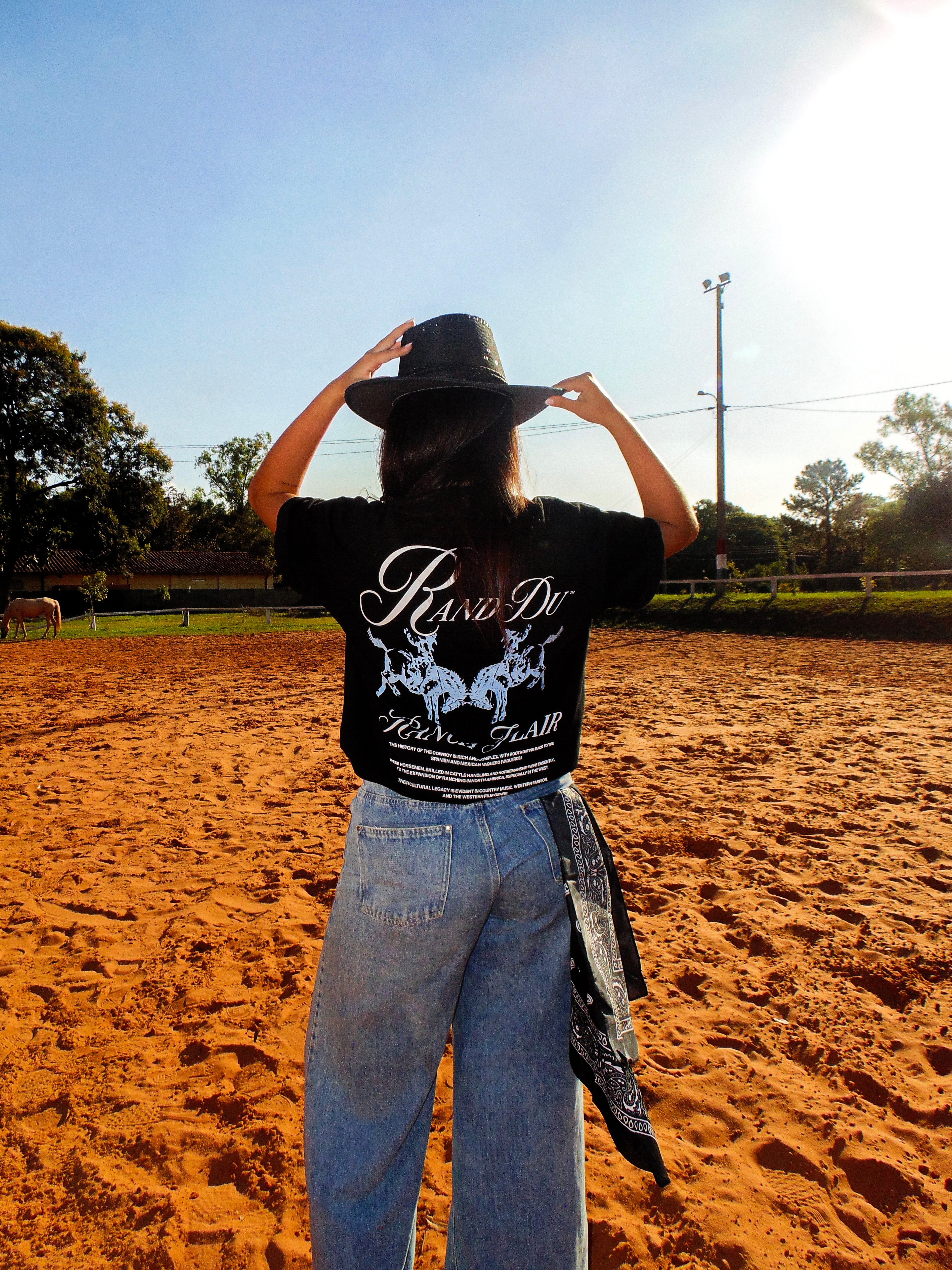 Cowboy Tee Black