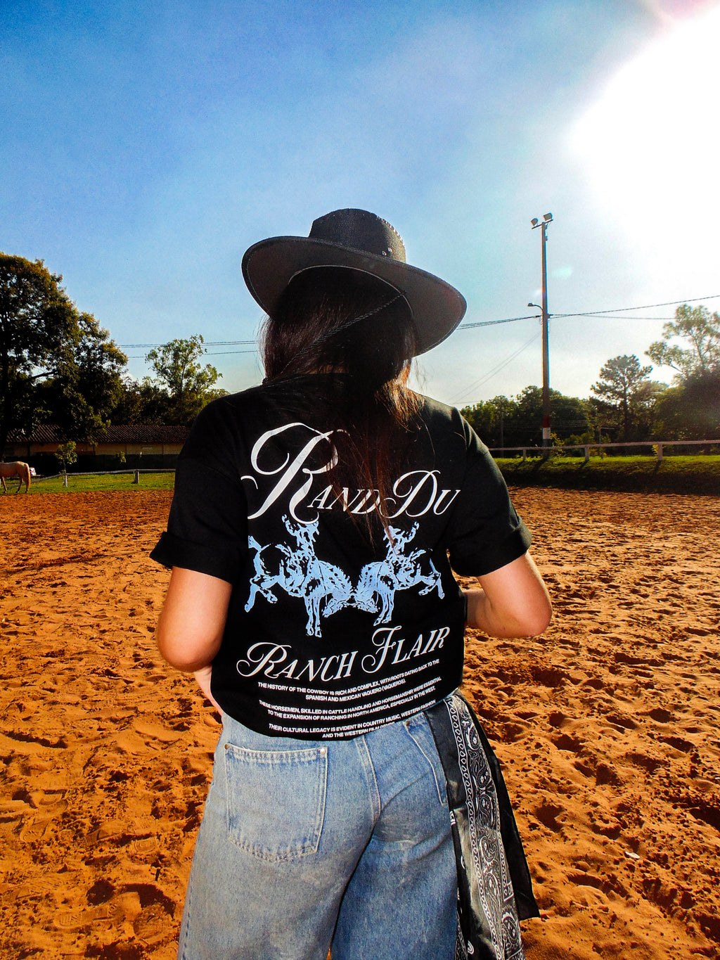 Cowboy Tee Black