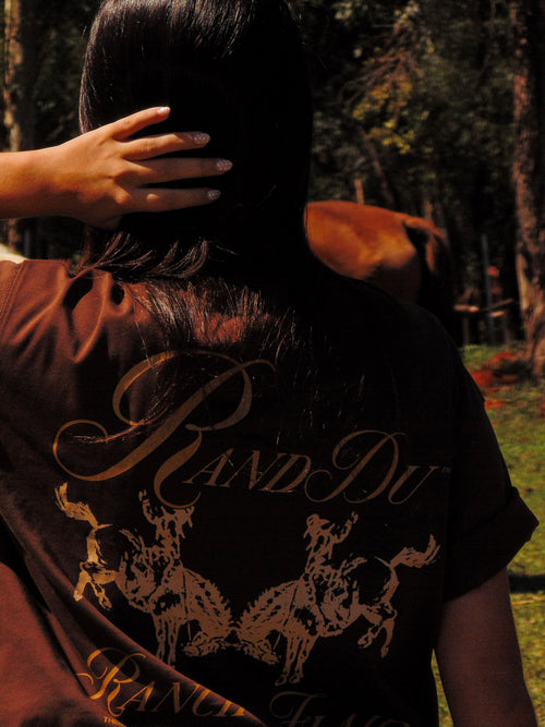 Cowboy Tee Brown