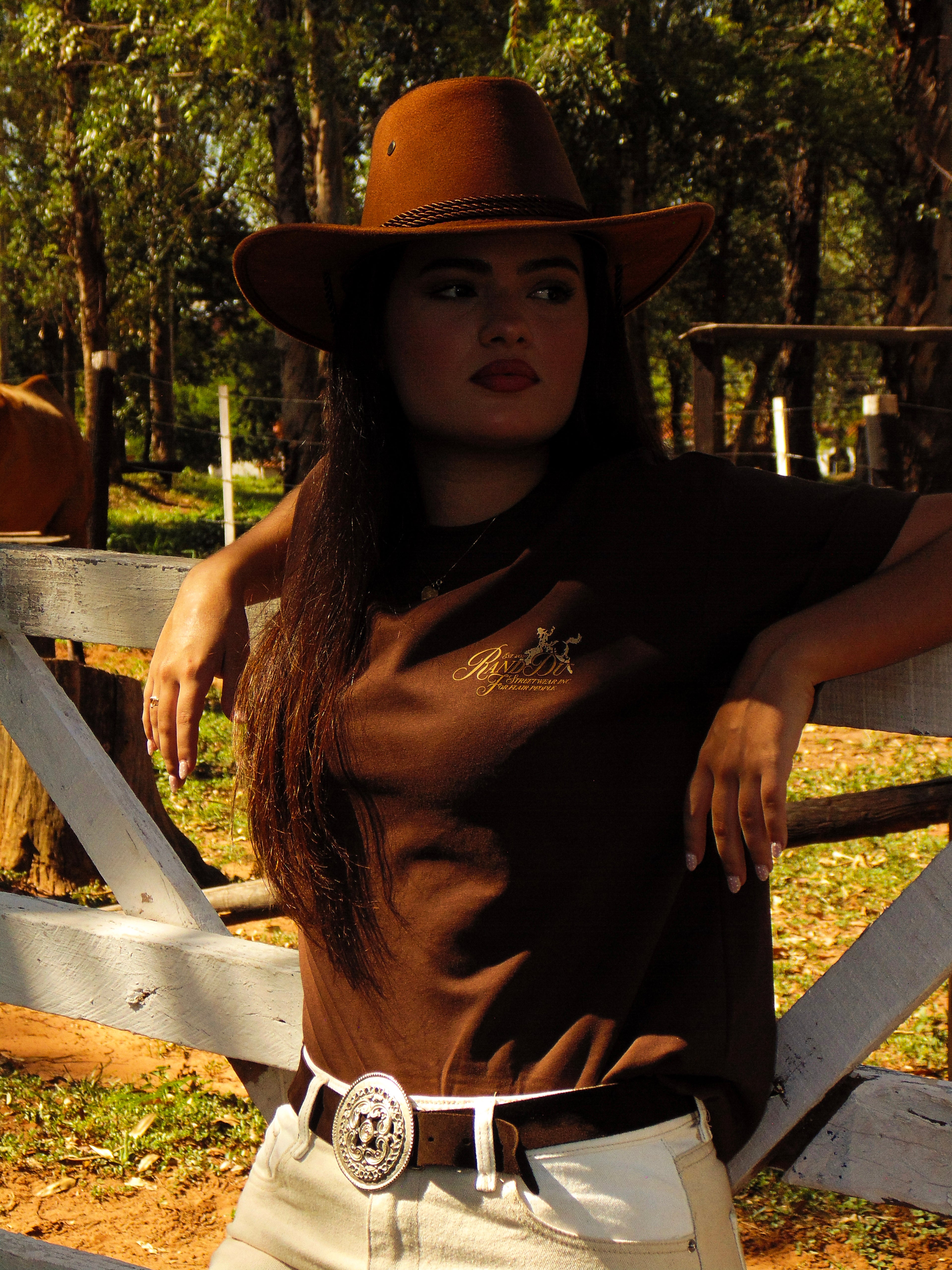 Cowboy Tee Brown