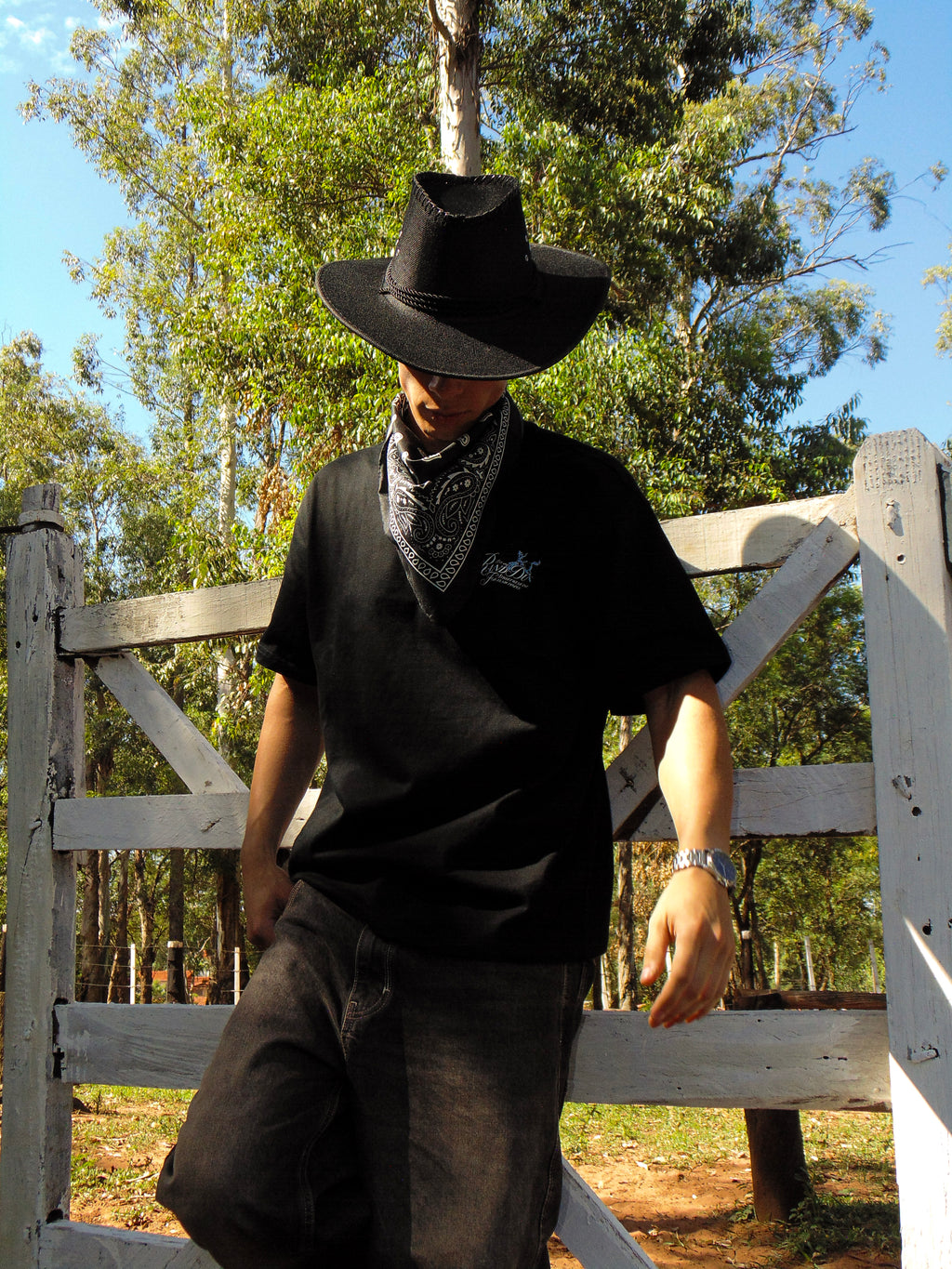 Cowboy Tee Black