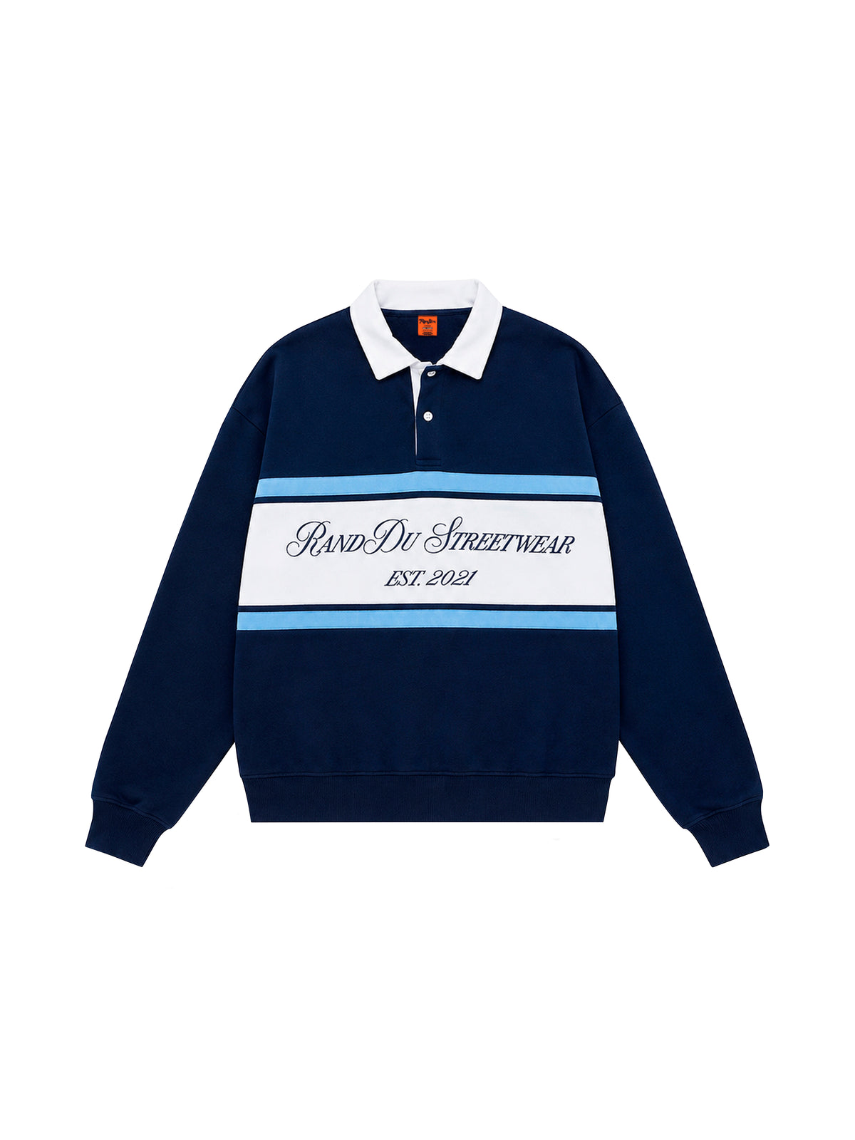 Big-Stripe Sweater Navy