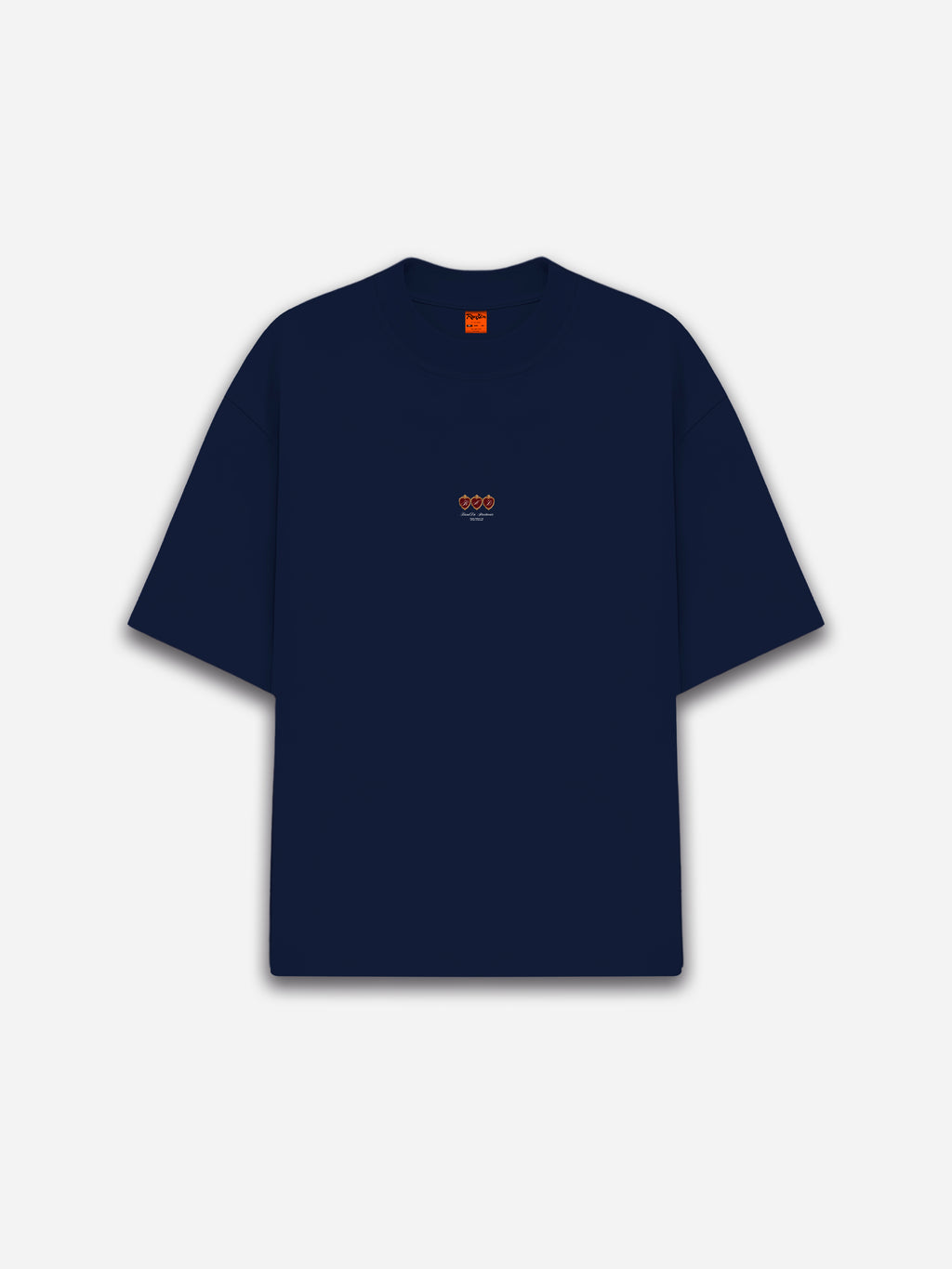 HEARTS NAVY TEE