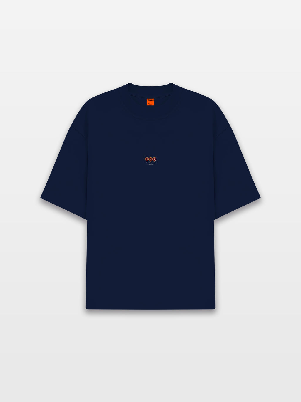 HEARTS NAVY TEE