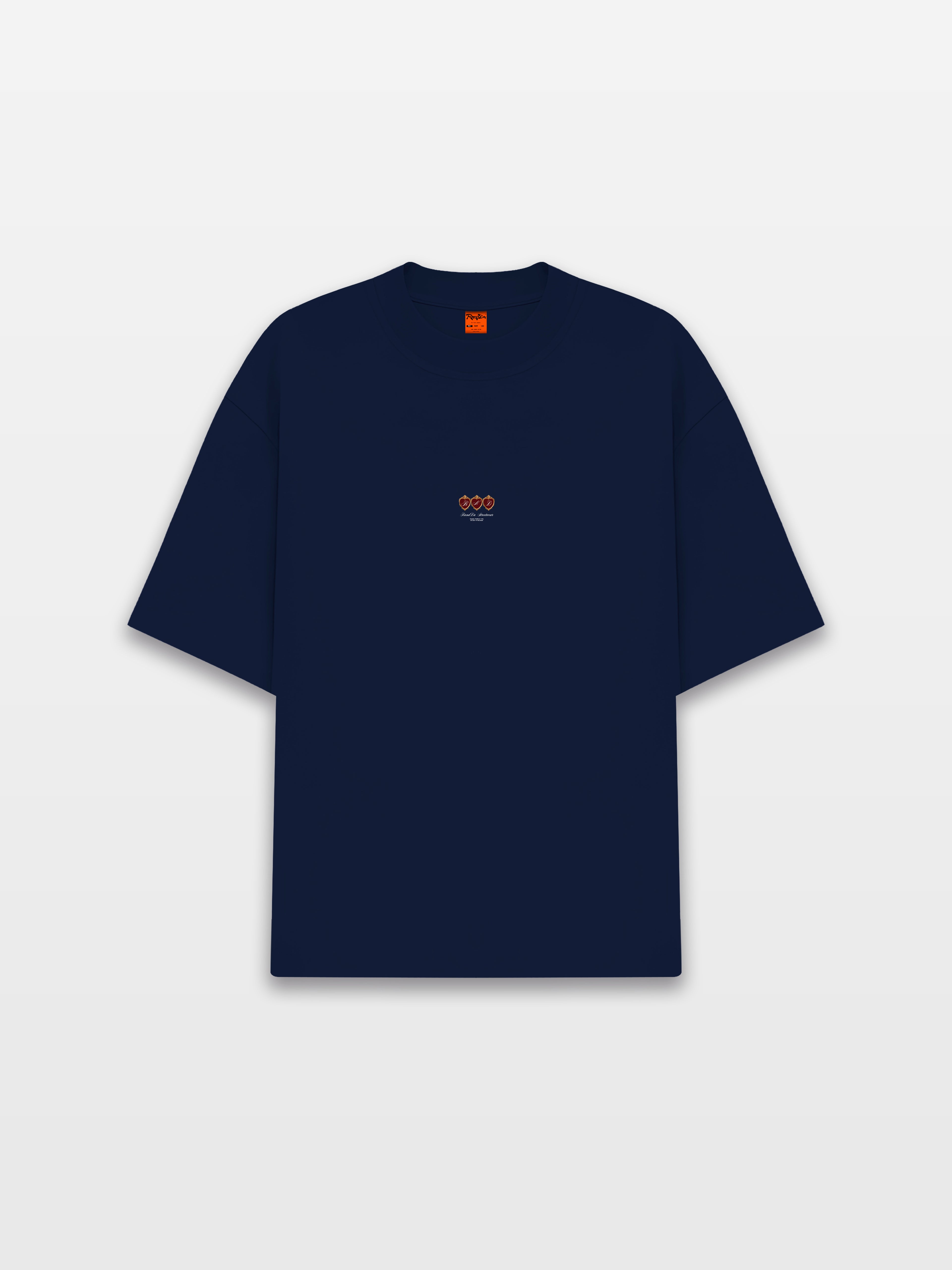 HEARTS NAVY TEE