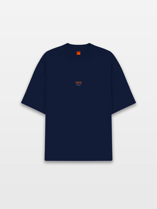 HEARTS NAVY TEE