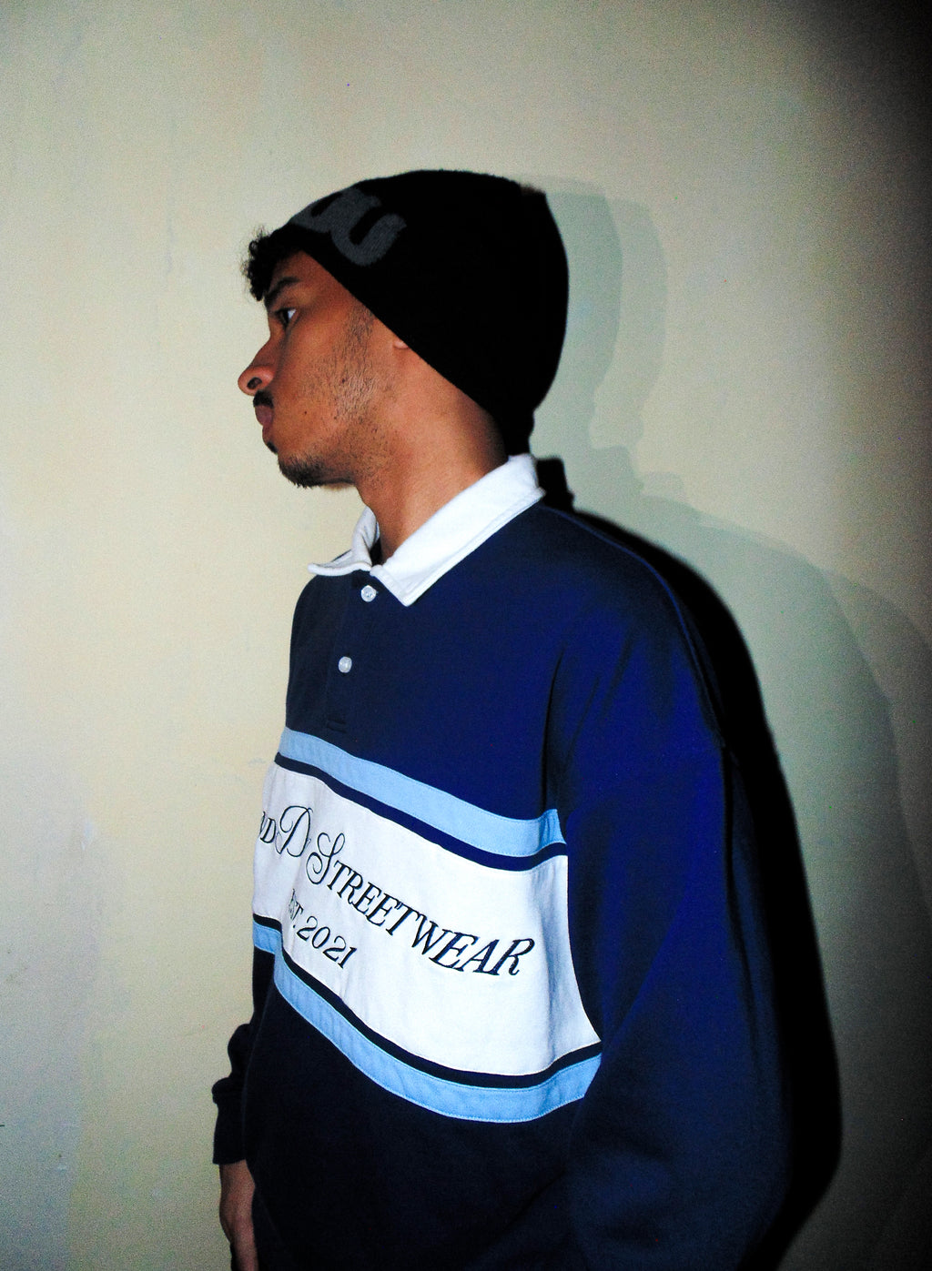 Big-Stripe Sweater Navy